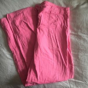 Hot pink J.Crew city fit pants